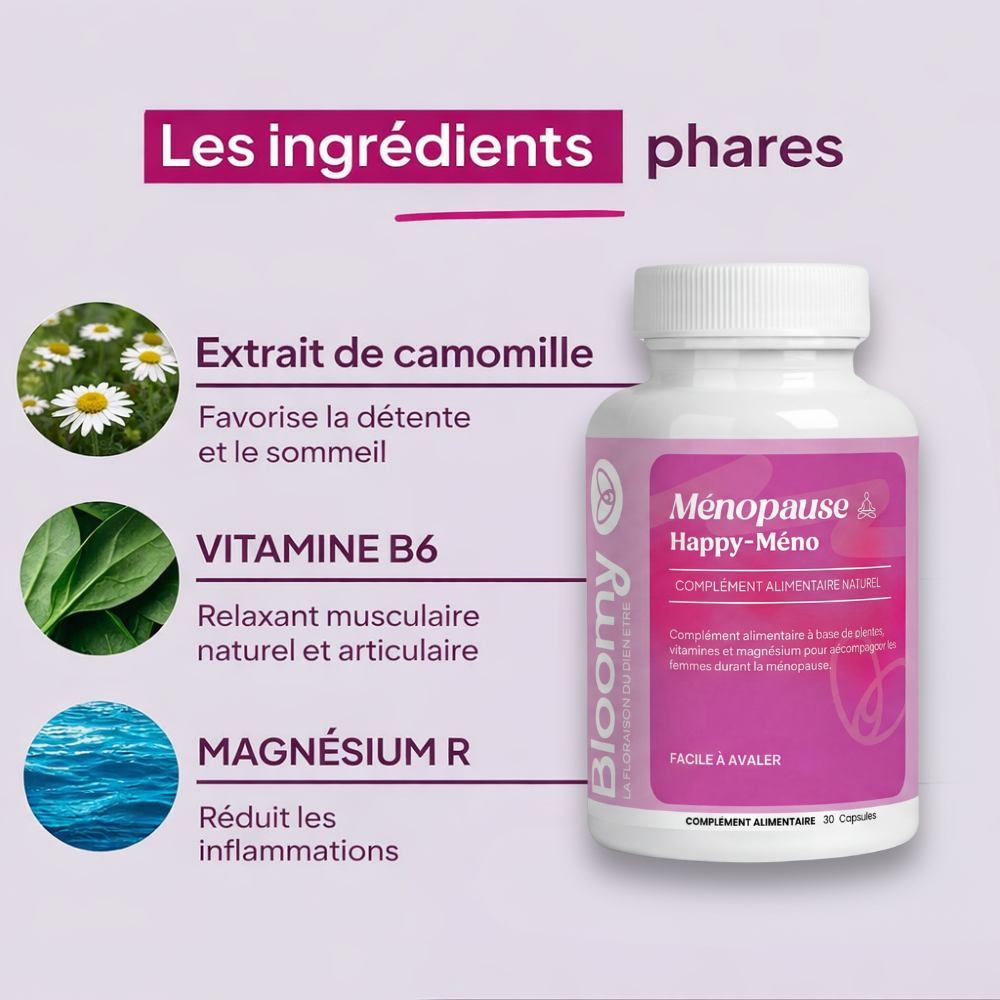 Happy-Méno : Cure ménopause & préménopause